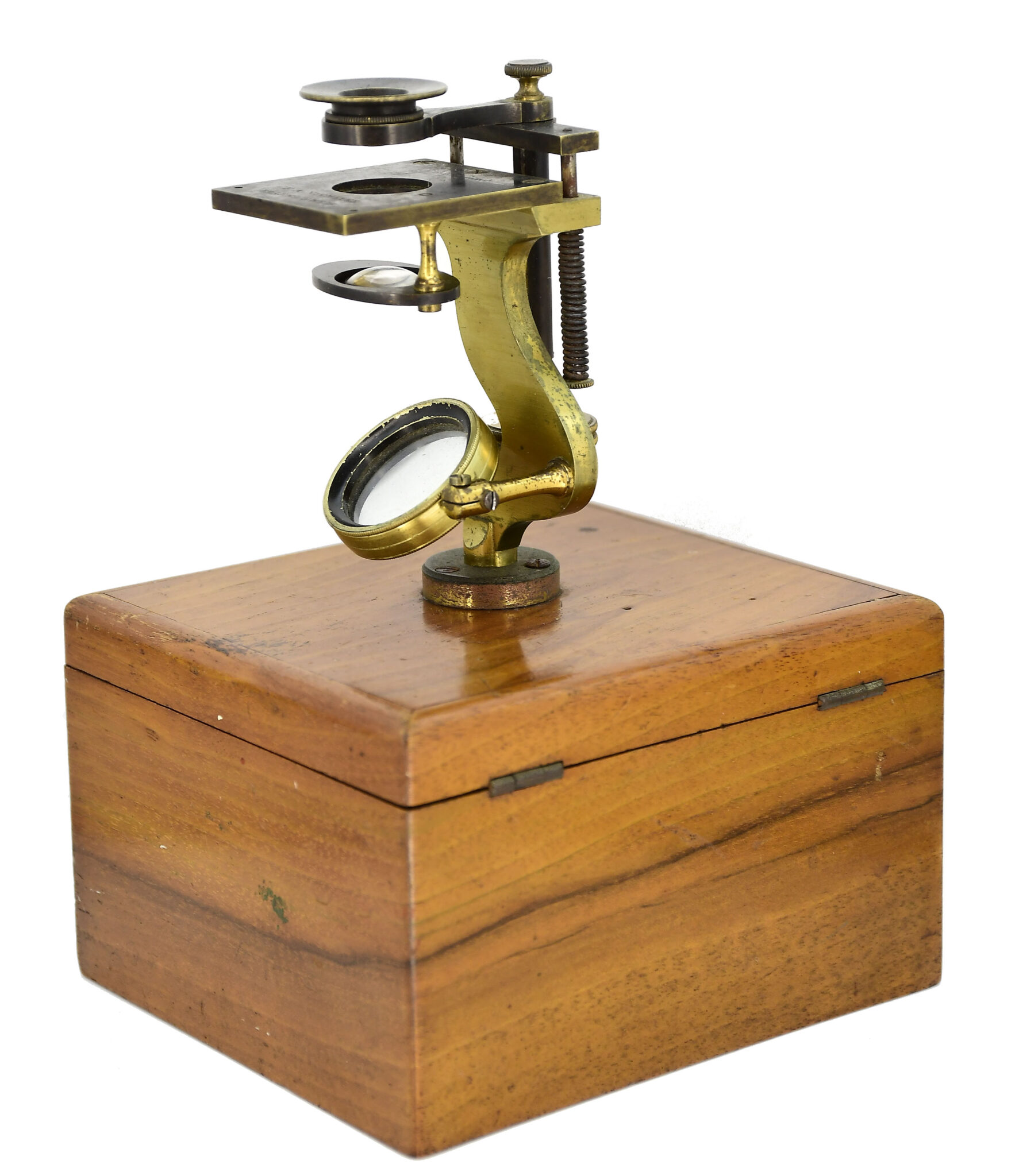 One-Off Copy of Carl Zeiss’ First Model Microscope Signed A.F. Niemeyer Braunschweig, ca. 1850