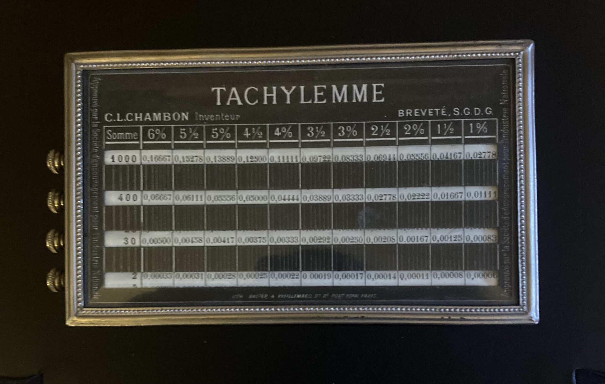 Rare Tachylemme ready Reckoner