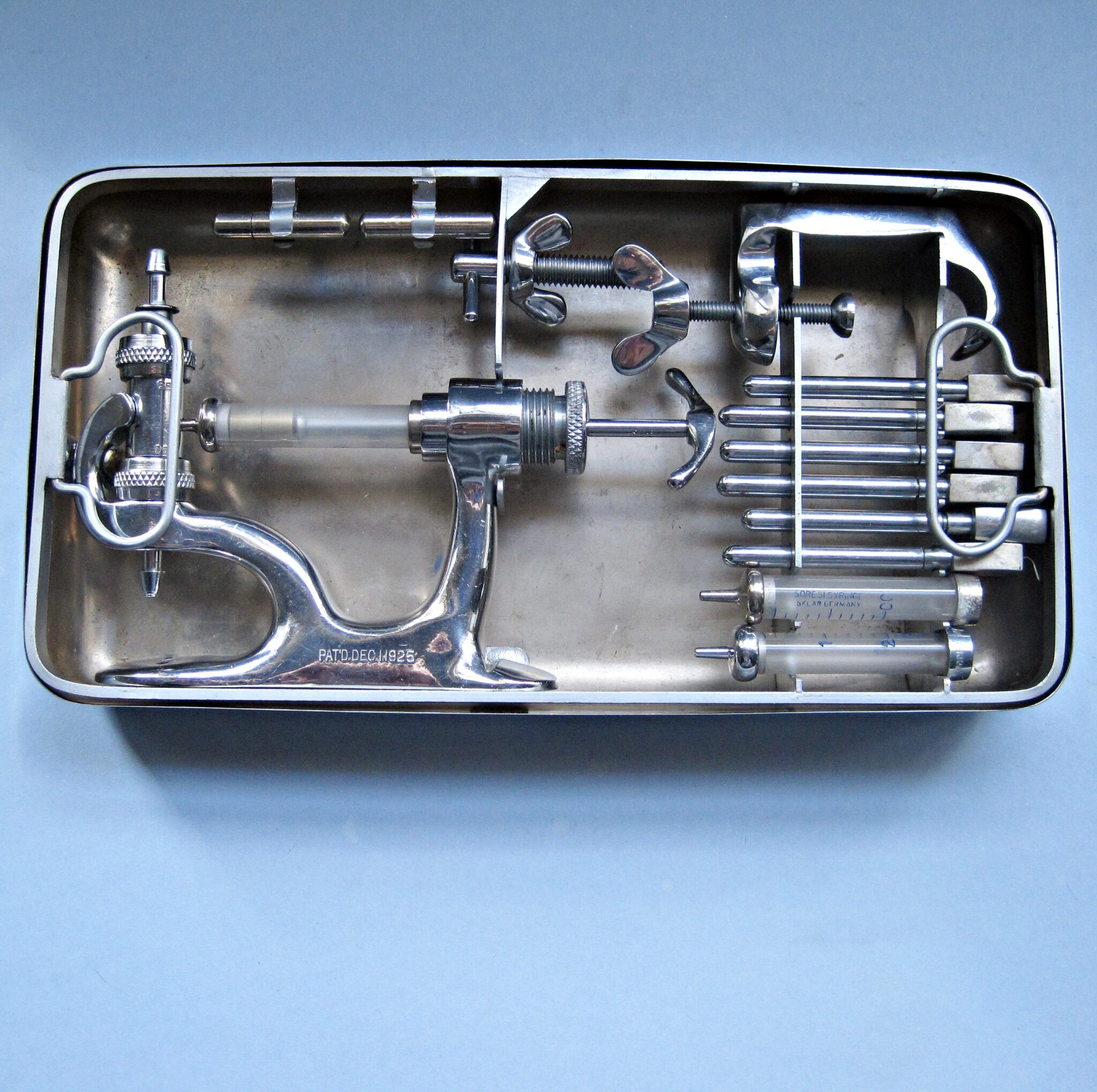 Soresi’s 1924-5 Patent  Blood Transfusion Apparatus
