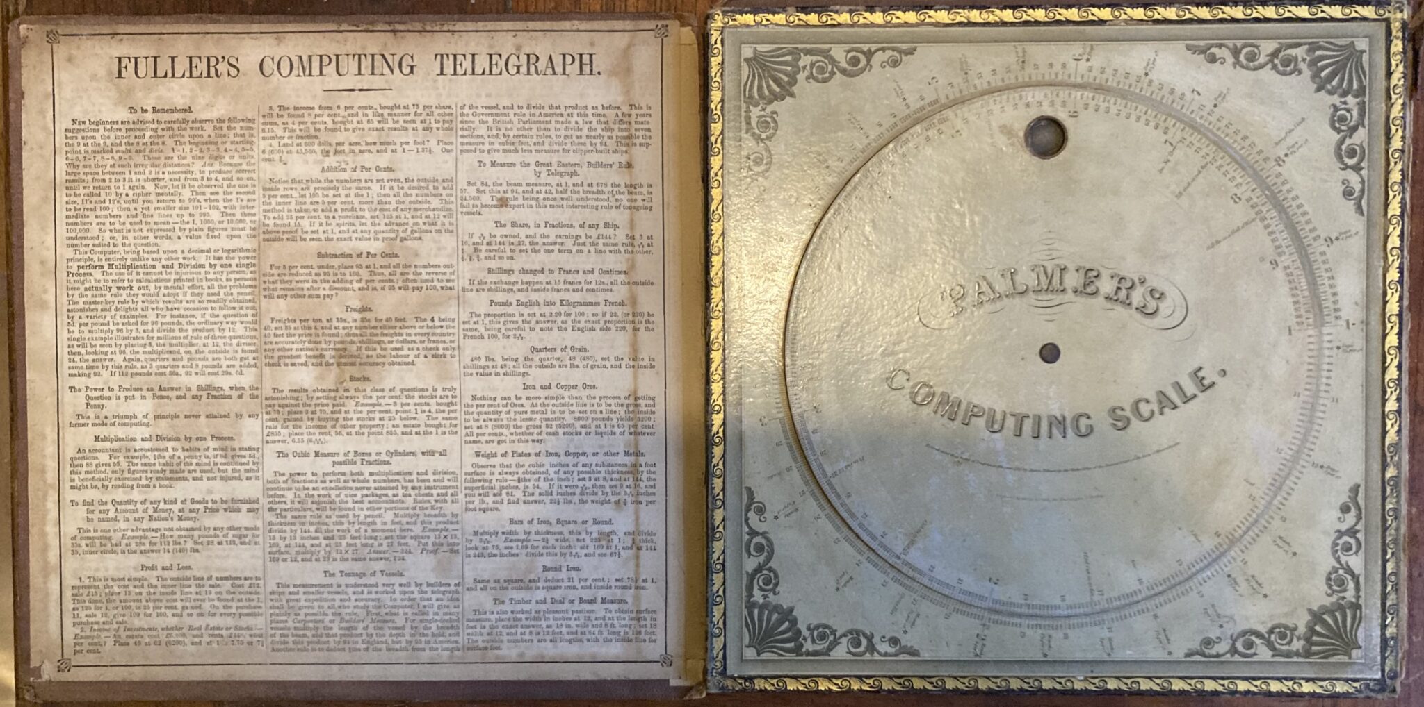 Palmer’s Computing Scale