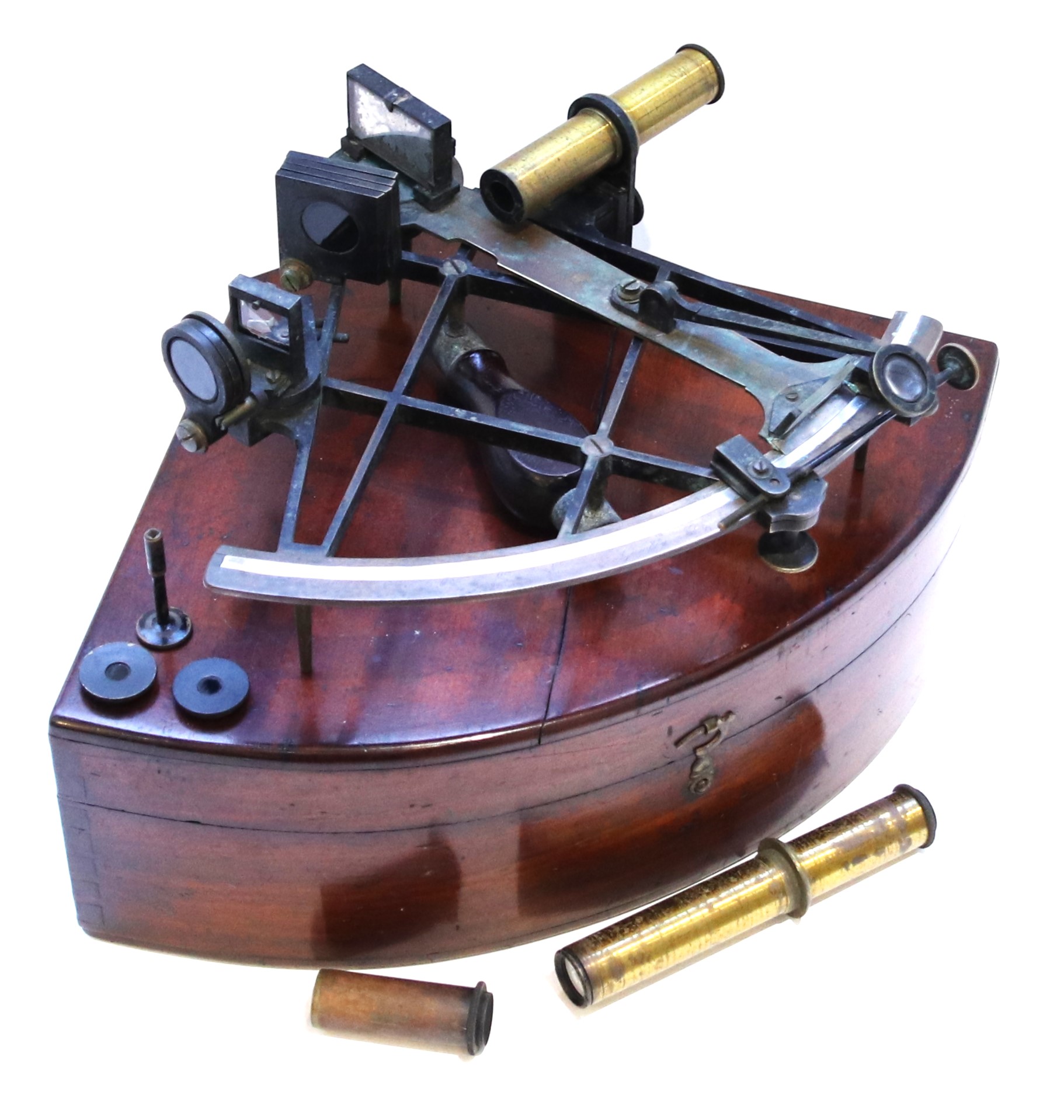 A cased and complete sextant by Gambey, circa 1820-30