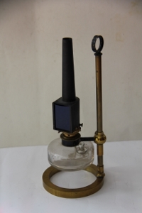 ~VERY GOOD VICTORIAN MICROSCOPE LAMP-BAKER~