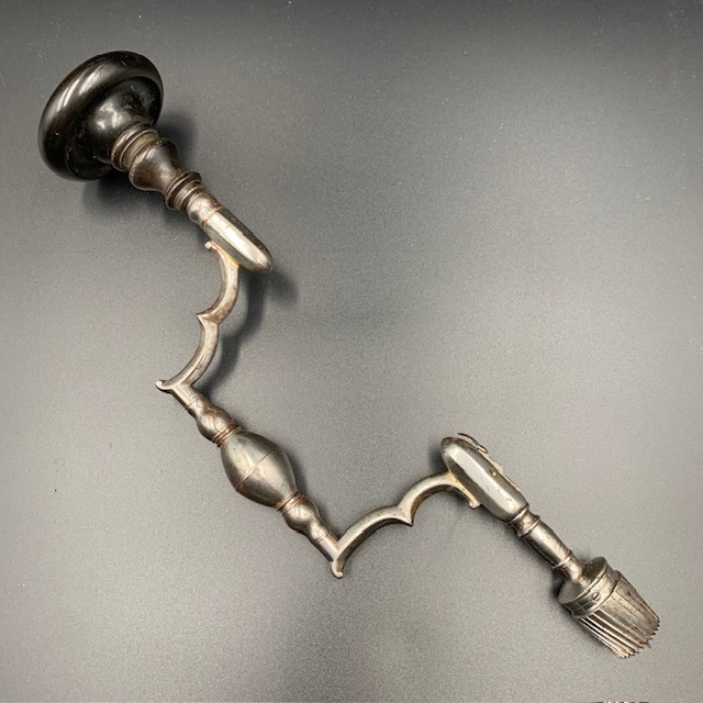 French trepanning drill, 18th century, signed “Noel a Paris”