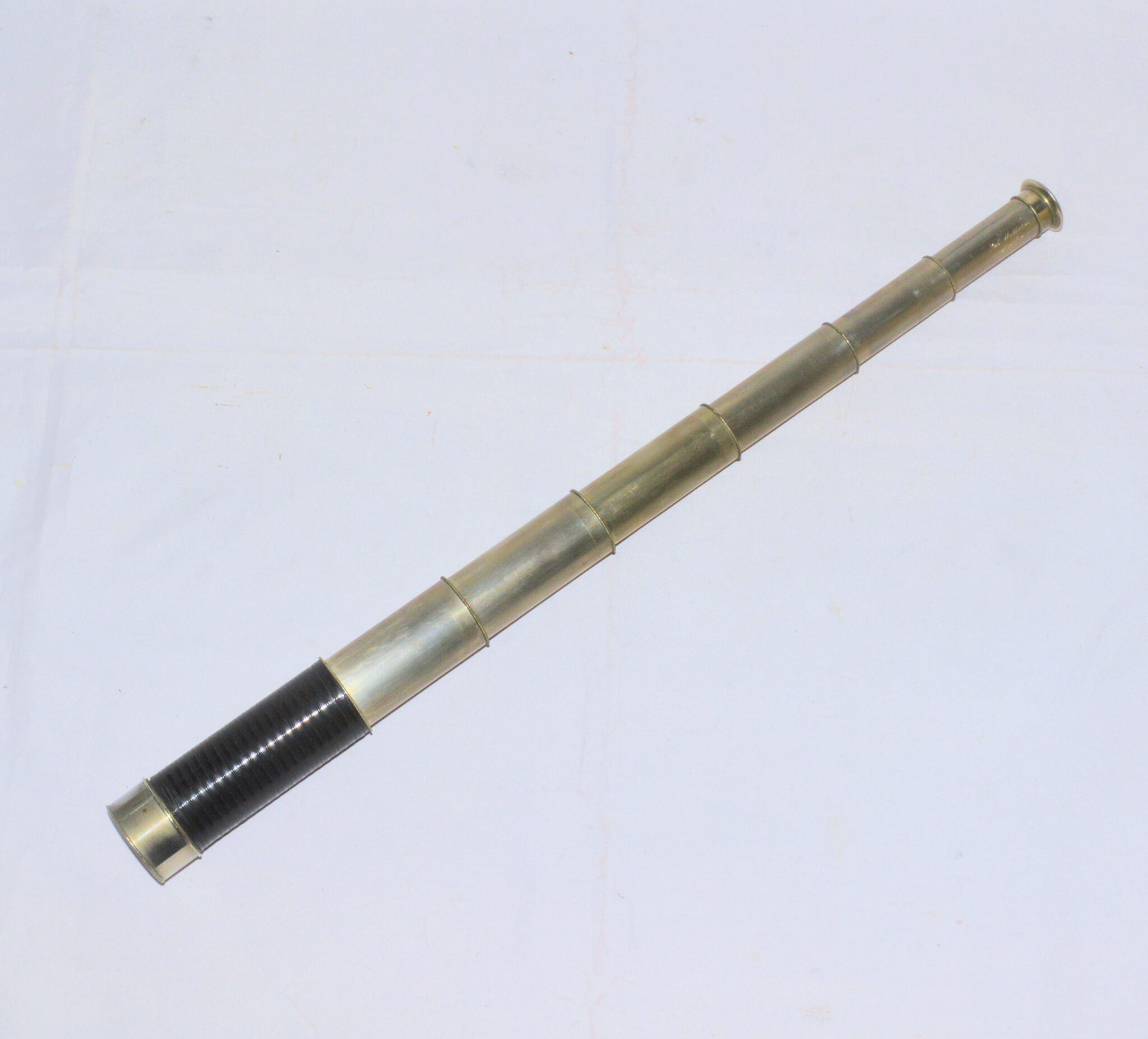 6 draw nickel silver telescope by Elliott.