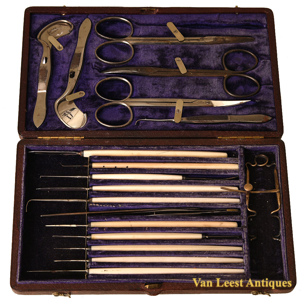 Eye surgery set, 19th century