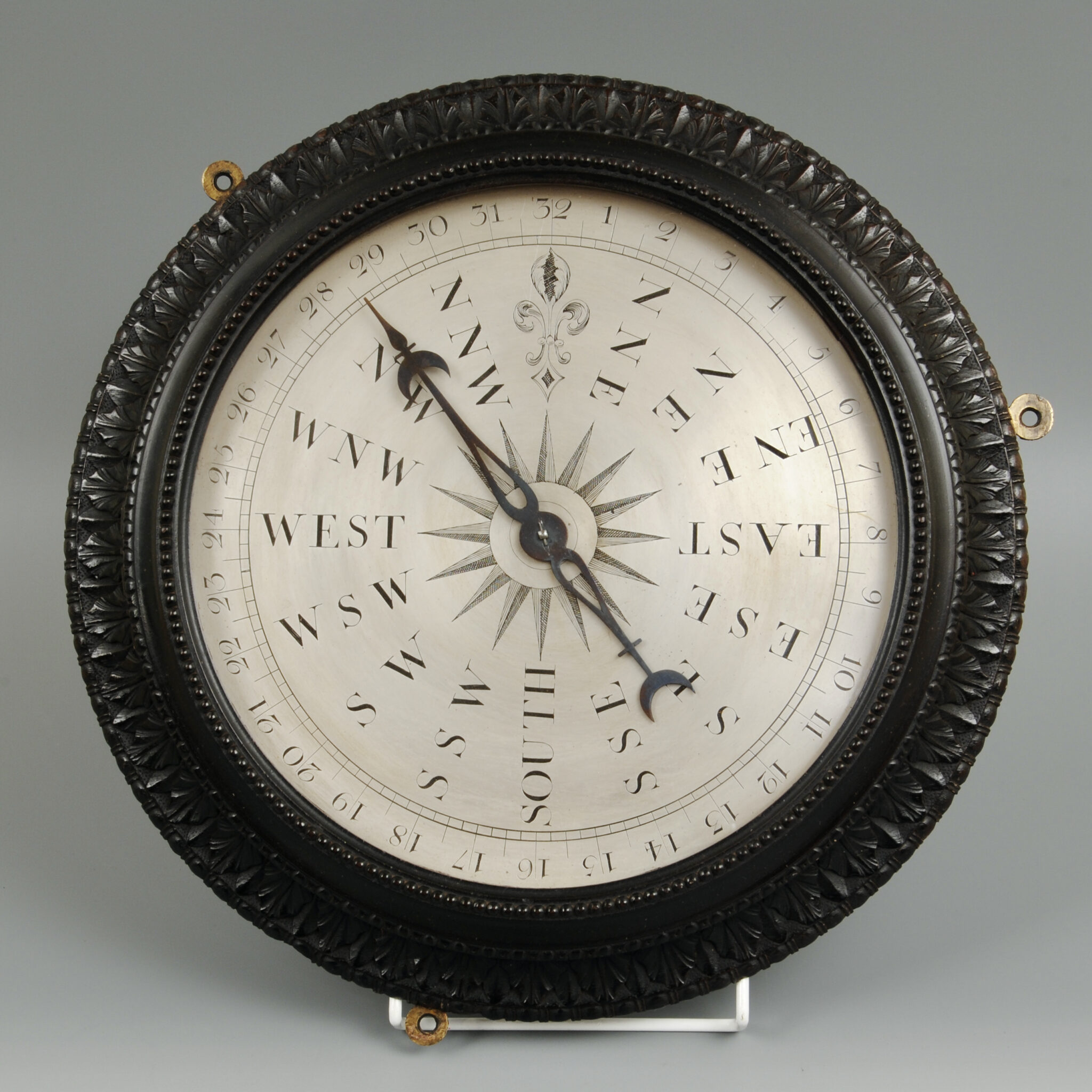 A rare wind vane dial in the manner of Whitehurst