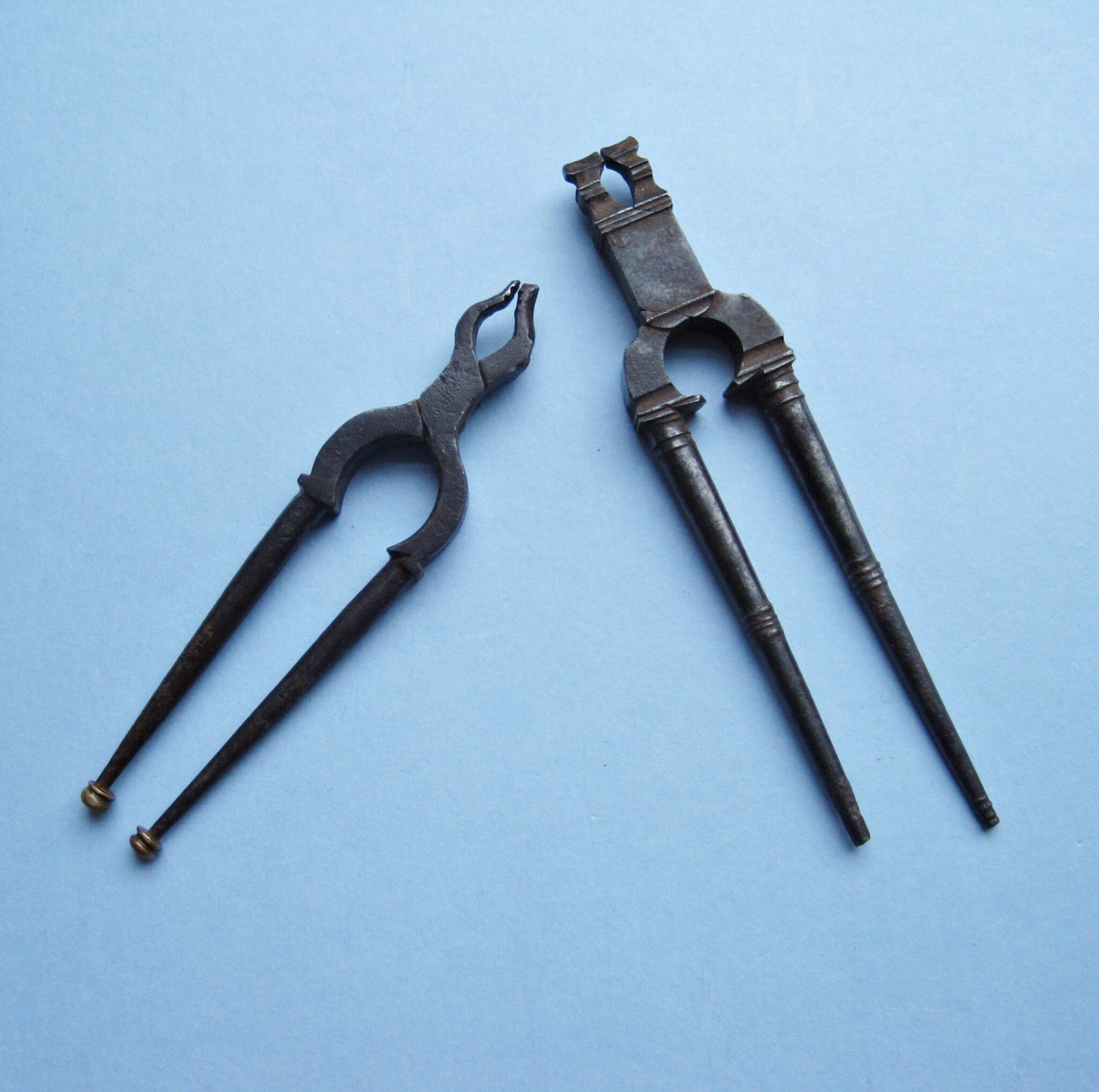 Two 17th-Century Wrought-Iron Dental Forceps