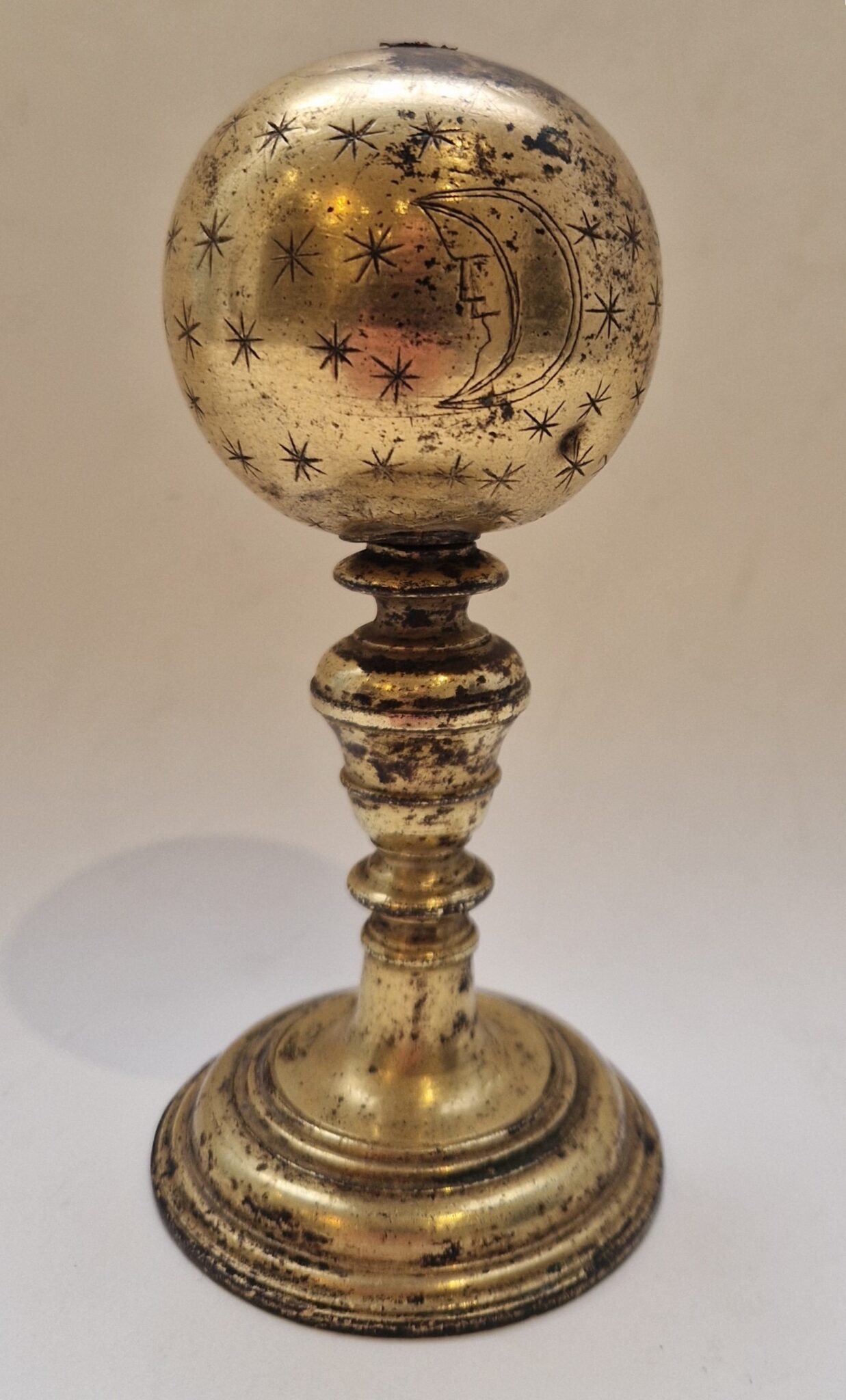 A gilded bronze globe for a celestial sphere – 17th century