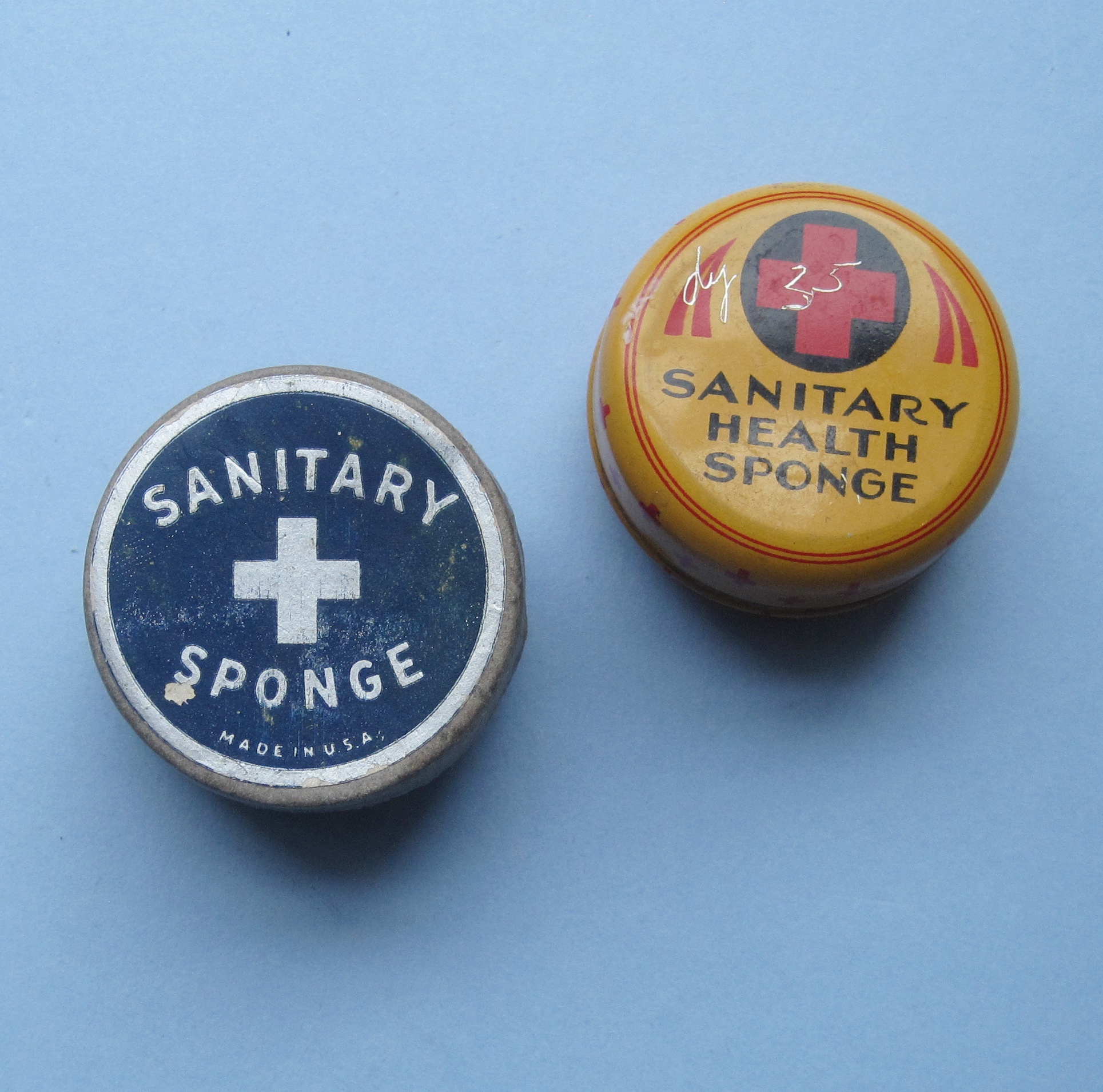 Two C1920 Contraceptive sponges