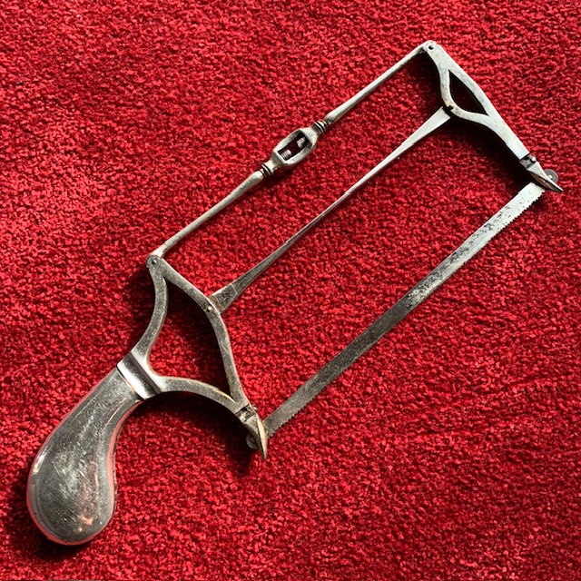 Italian Amputation Saw, Dr. Butcher, by