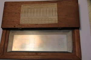 ~VERY GOOD ELECTRUM PROTRACTOR-K&E, NY~