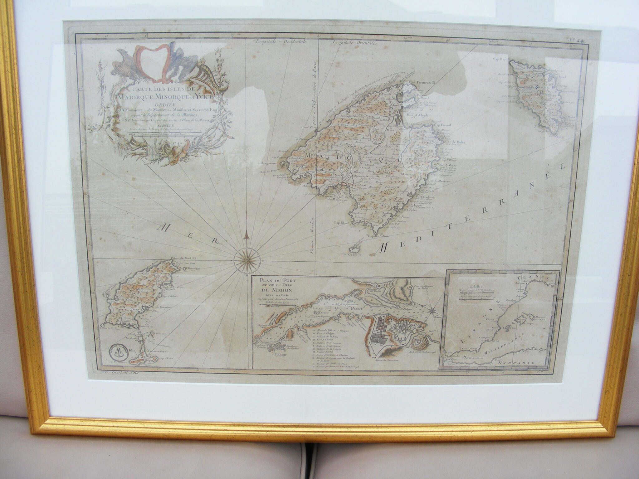 FRENCH CHART OF THE BALEARIC ISLANDS