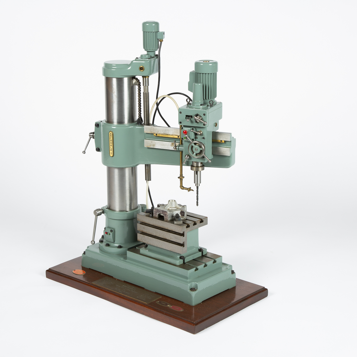 1/5th scale exhibition model of an Archdale MH50 Radial Arm Drilling Machine