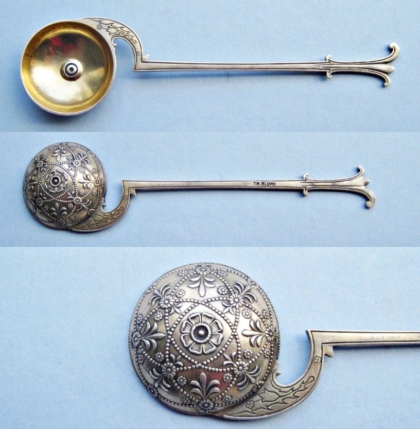 Roman Medicine Spoon: Very-Fine Quality C1950 Silver Reproduction