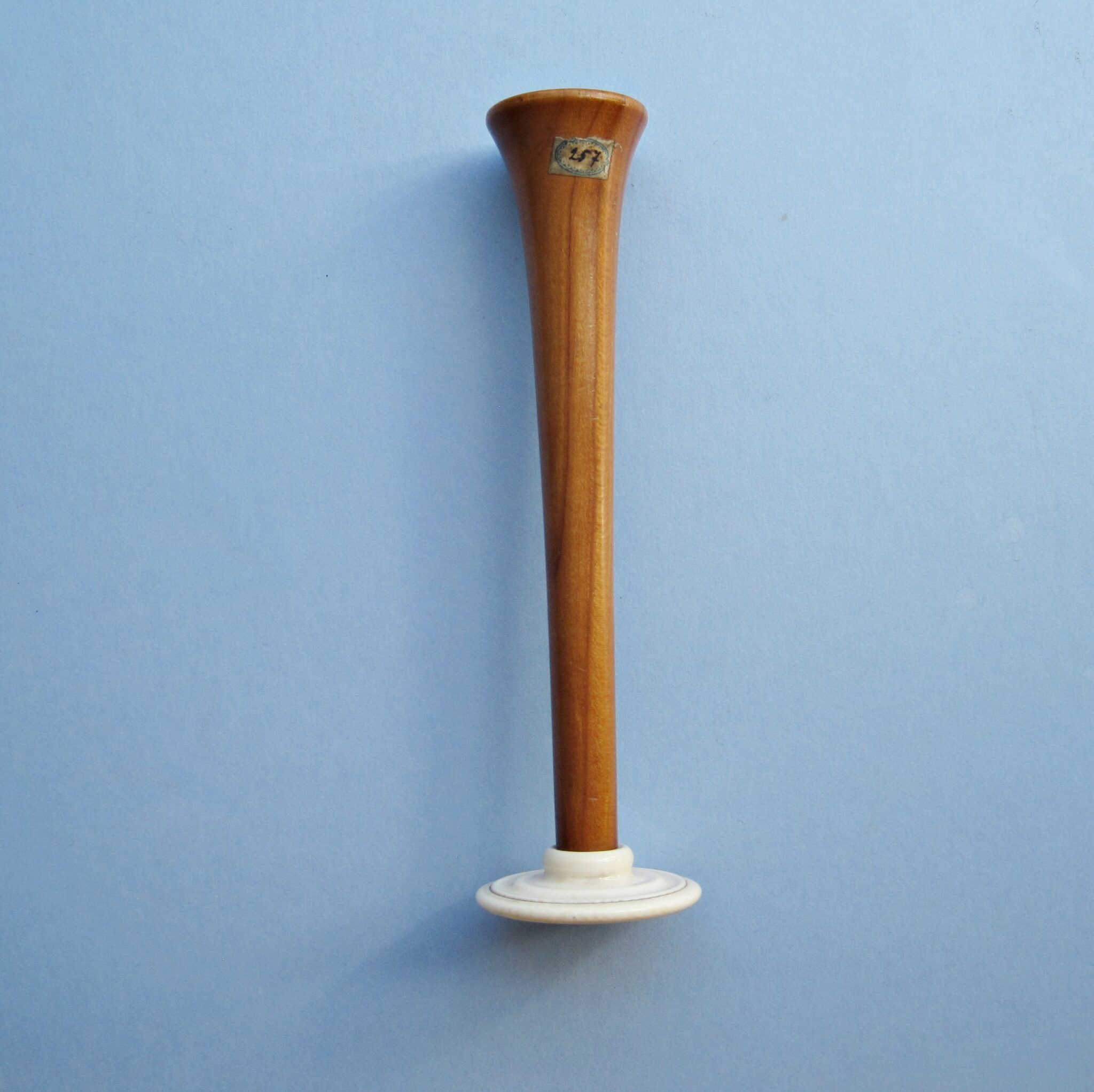 19th-Century Wood & Bone Monaural Stethoscope
