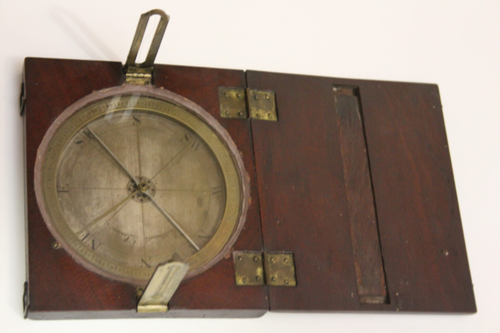 ~RARE POCKET COMPASS-PLANE TABLE SURVEYING-SHUTTLEWORTH~