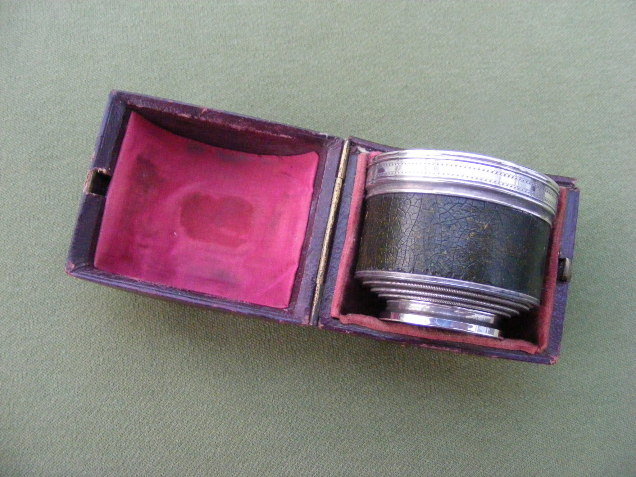 JESSE RAMSDEN SHEFFIELD PLATED MONOCULAR