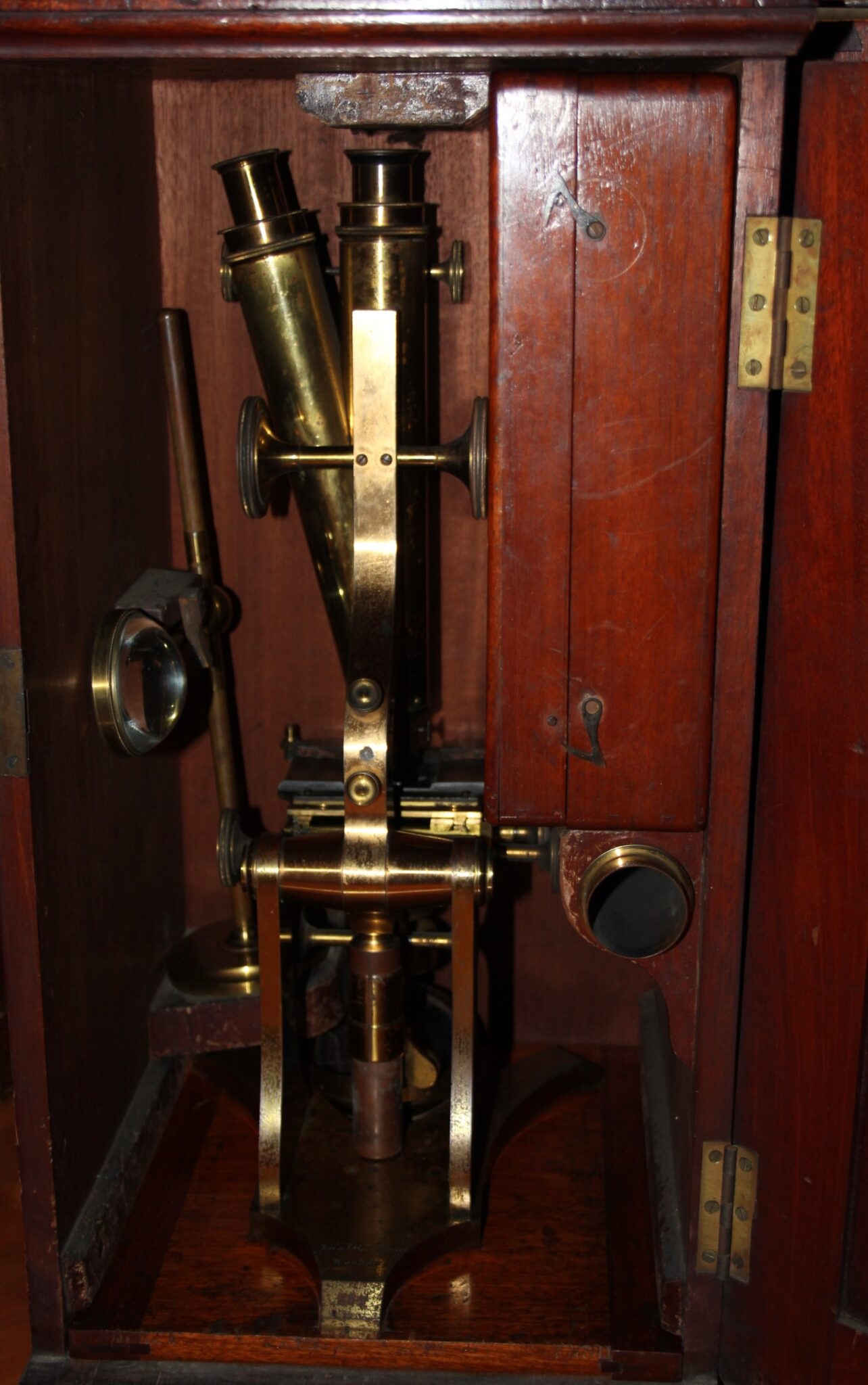 ~SCARCE J. BROWNING BINOCULAR MICROSCOPE~