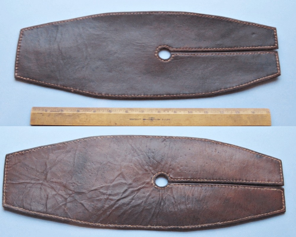 Rare 18th-Century Leather Amputation Retractor