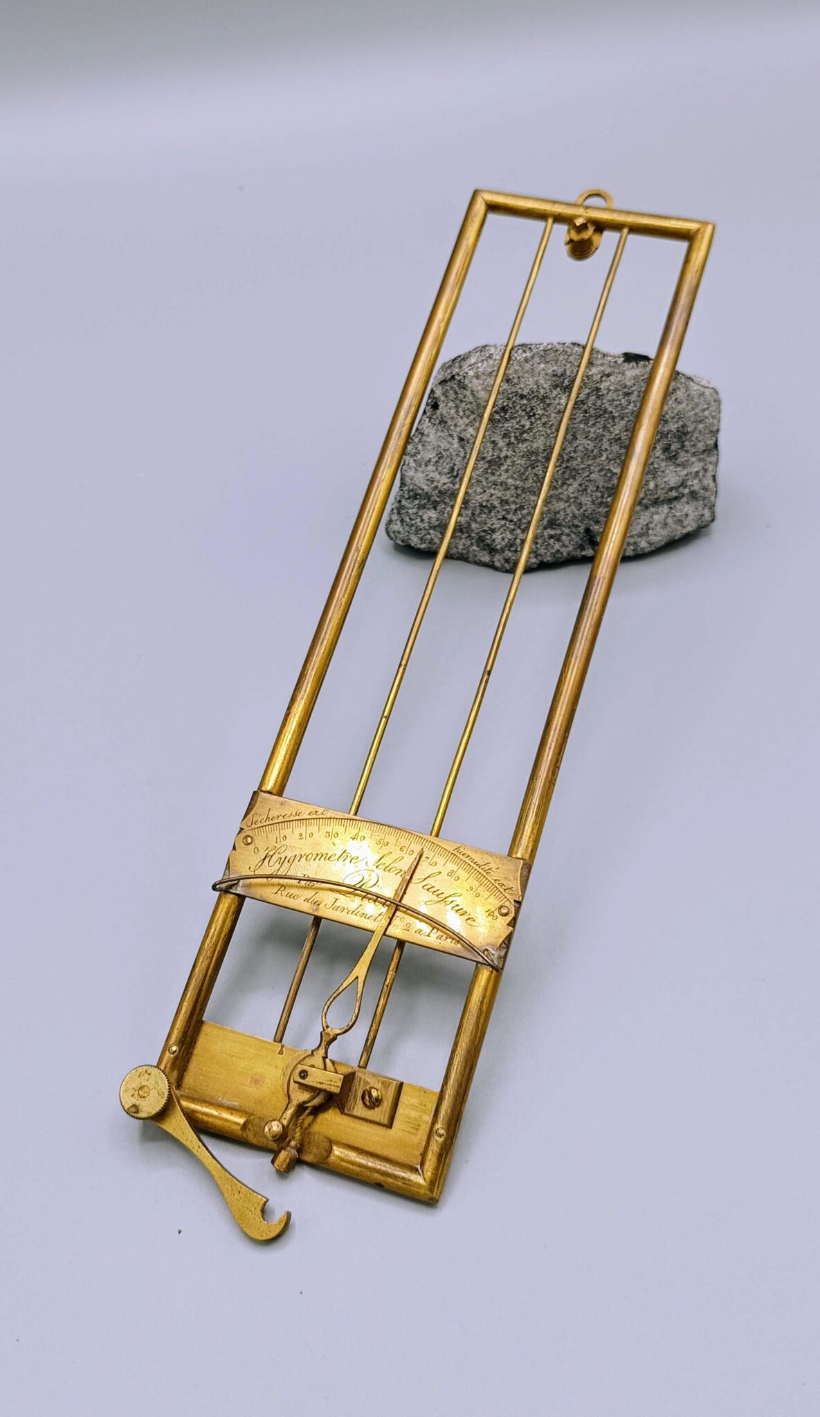 A GOOD HAIR HYGROMETER by PIXII, c. 1835