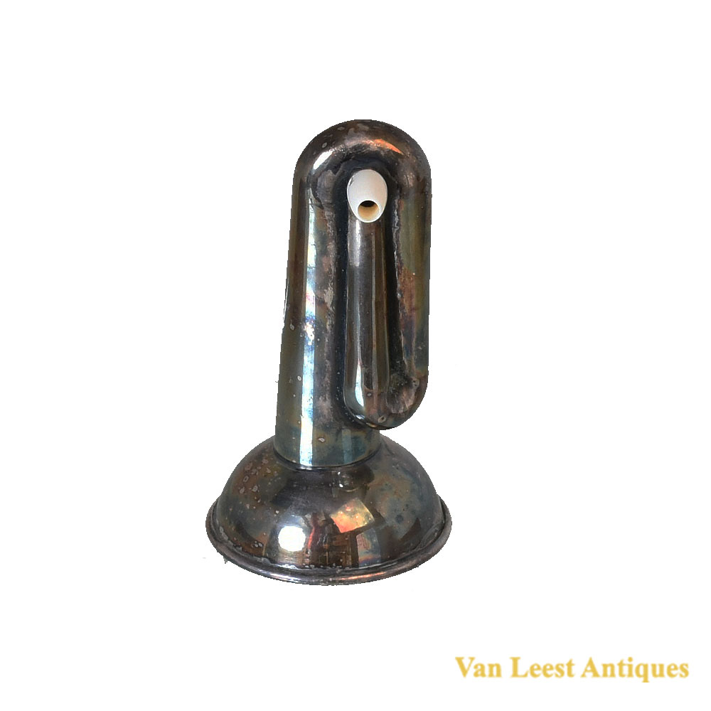 Silver plated Bonnafont-type ear trumpet, c. 1850-1910