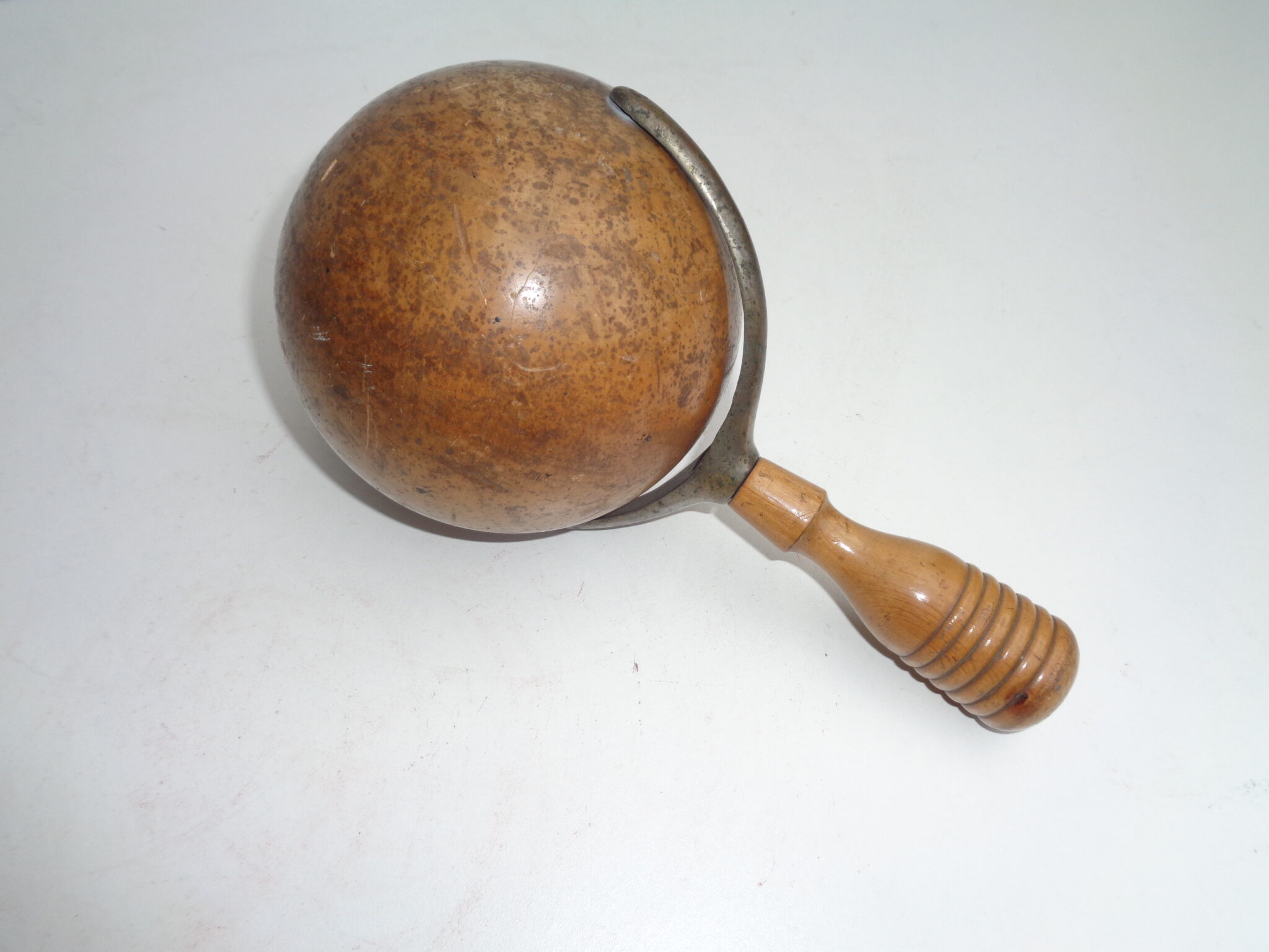 Heavy wooden terapeutic massage roller ca 1890