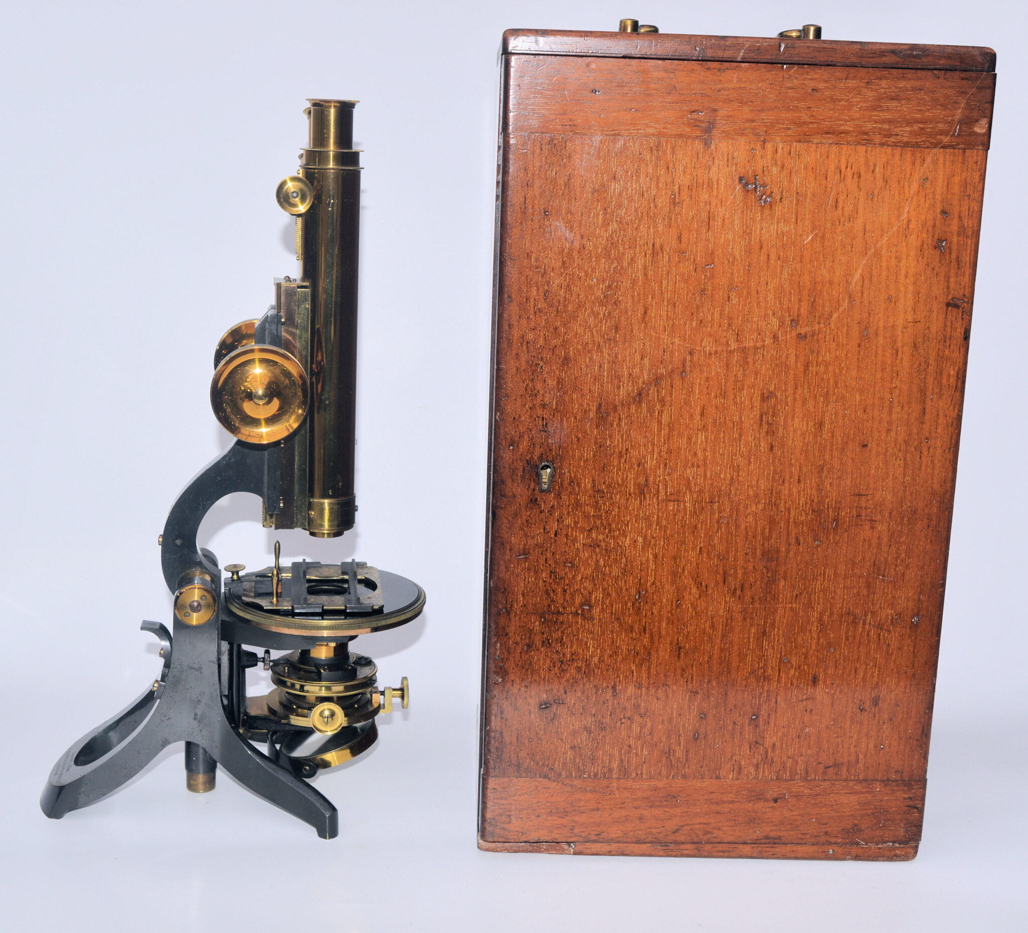 Large binocular microscope by J. Swift & Son.