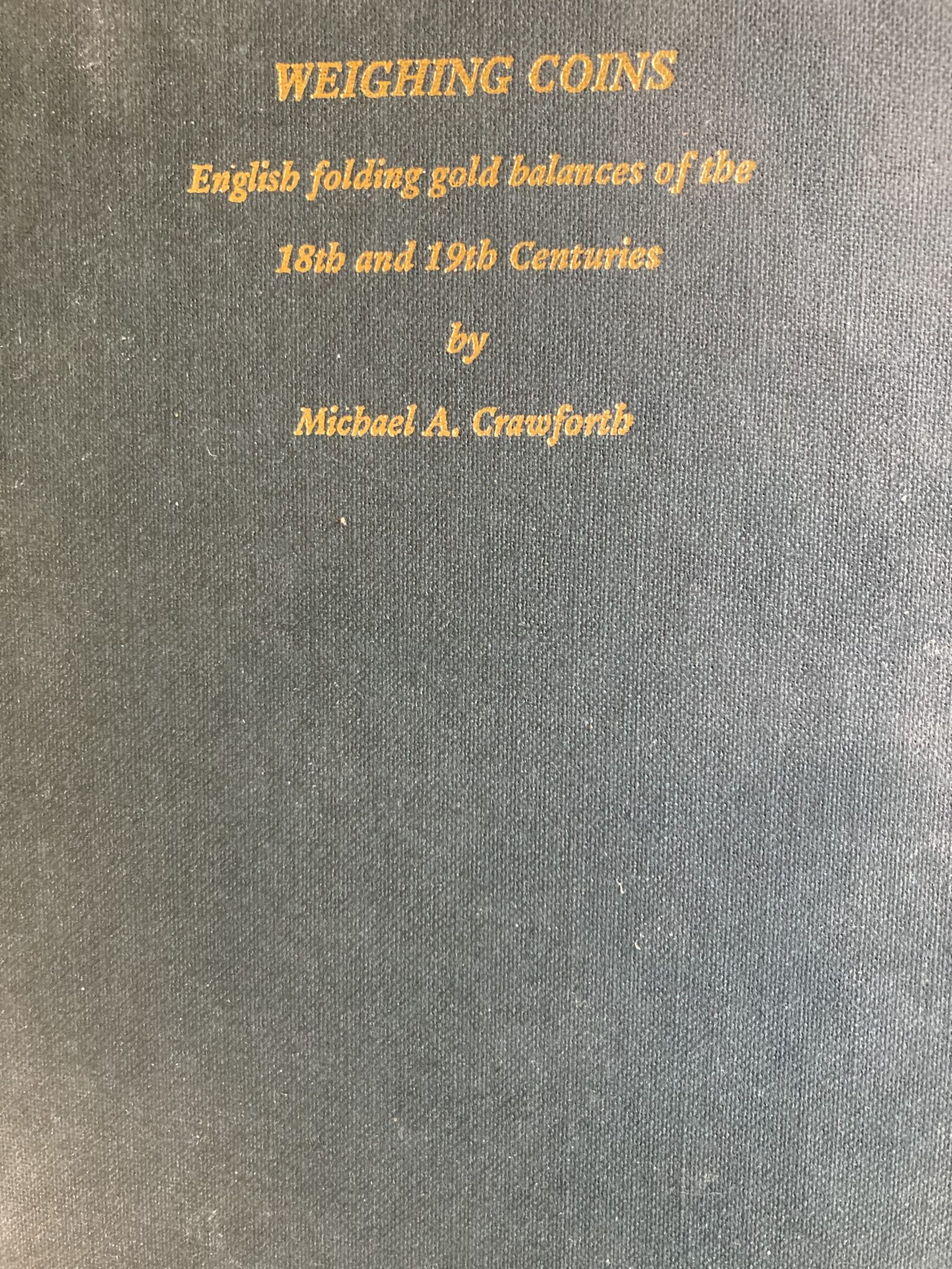 Weighing Coins by Michael Crawforth