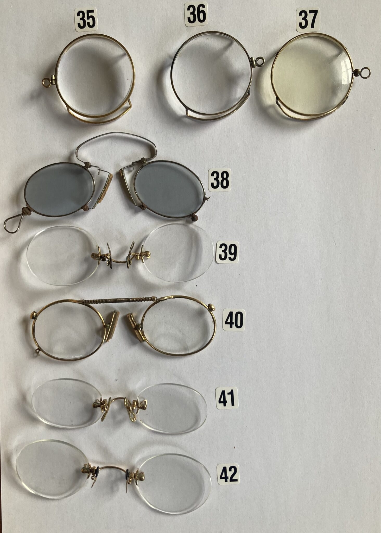 Monocles and Pince Nez