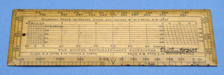 THE GUNTER “RECONNAISSANCE PROTRACTOR”