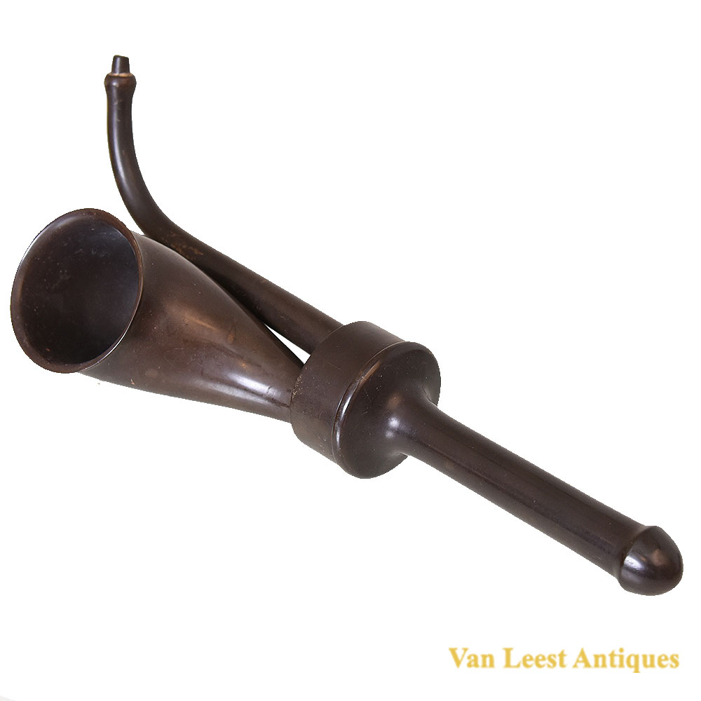 Vulcanized plastic ear trumpet, c.1910