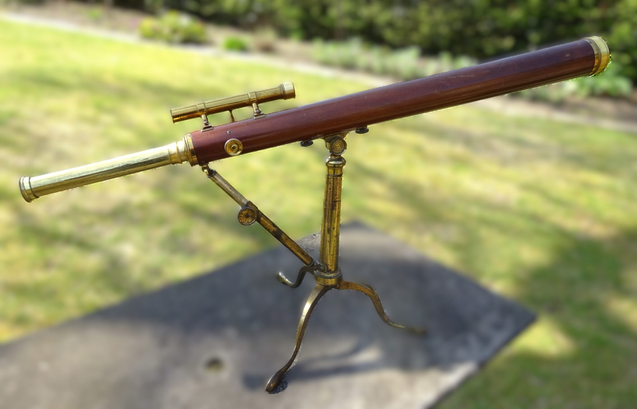 Two inch Mahogany Body Dollond London Telescope