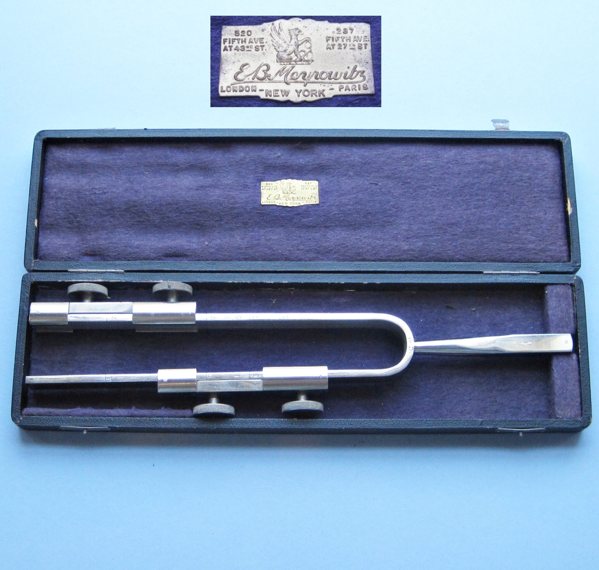 Dench’s Improved Tuning Fork by Meyrowitz: Hearing Testing