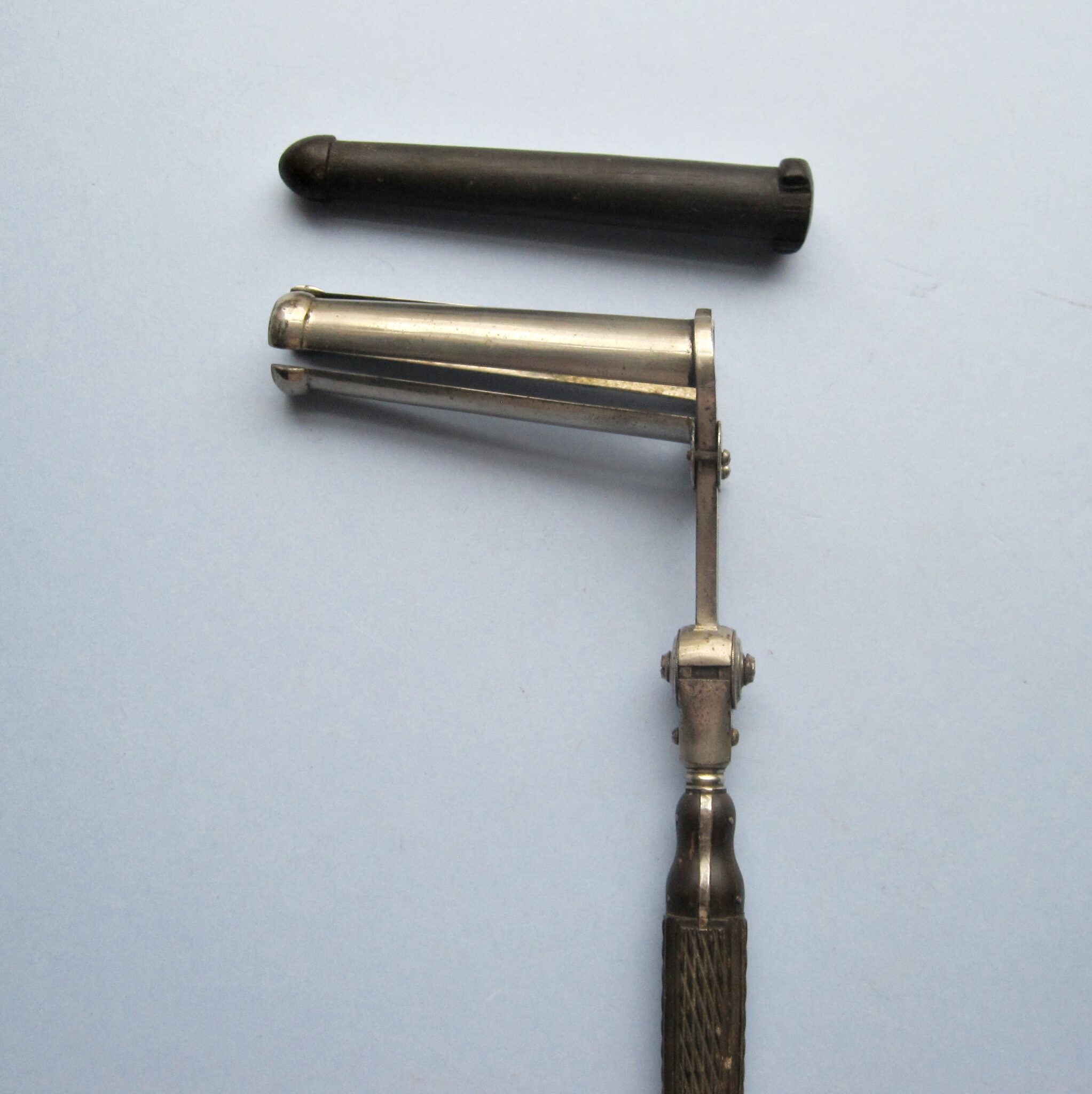 Rectal Speculum with Ebony Handle & Obdurator