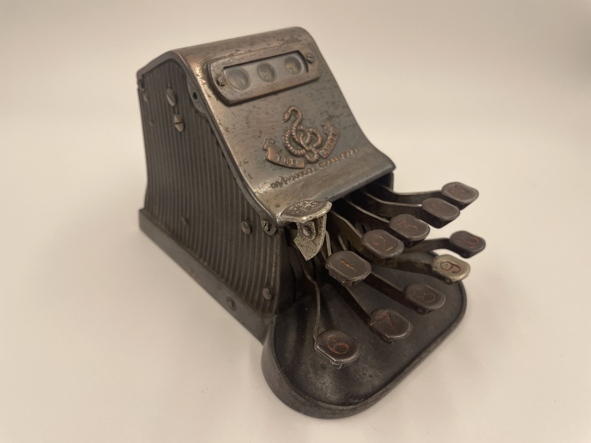 Antique steampunk “Adder” adding machine  c.1908