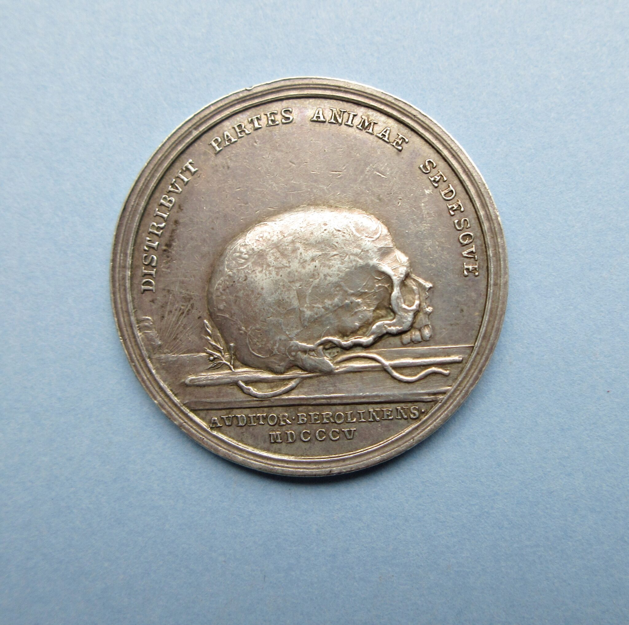 1805 Silver Phrenology Medal: Franz Joseph Gall