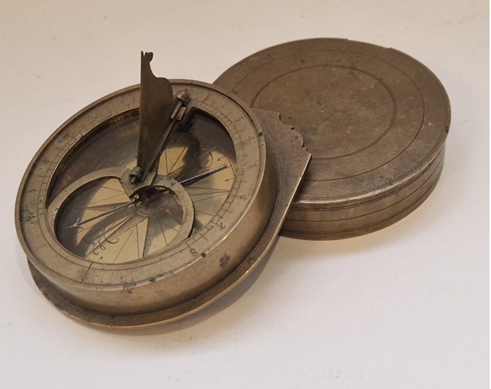 A decorative brass sundial Germany, early/mid-18th century