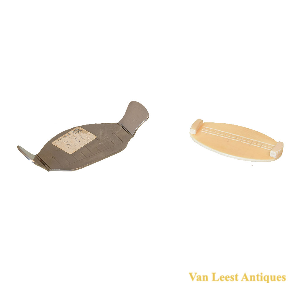 Two graduated plessimeters, c. 1850