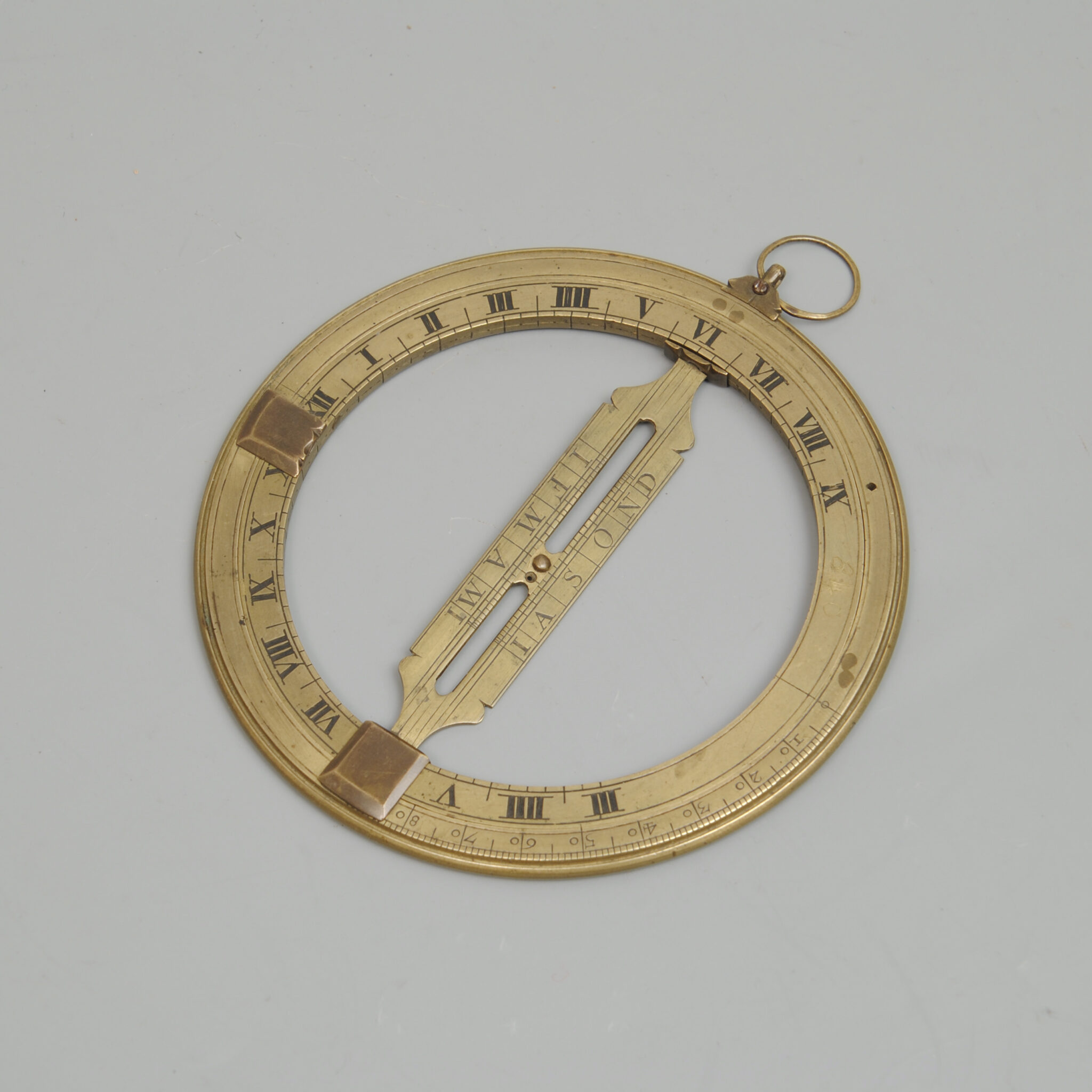 4″ brass ring dial