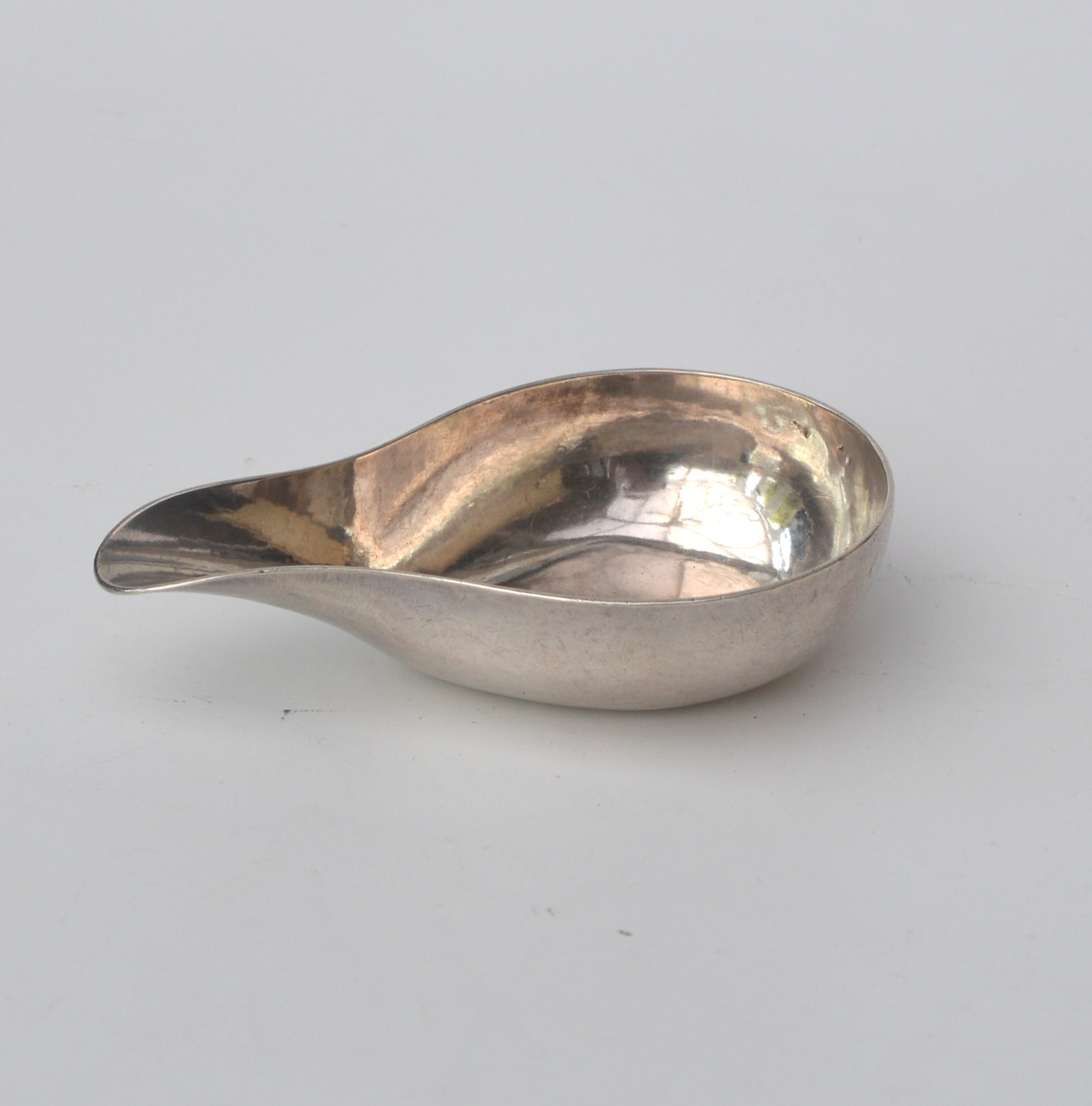 George 11 silver pap boat, 1736.