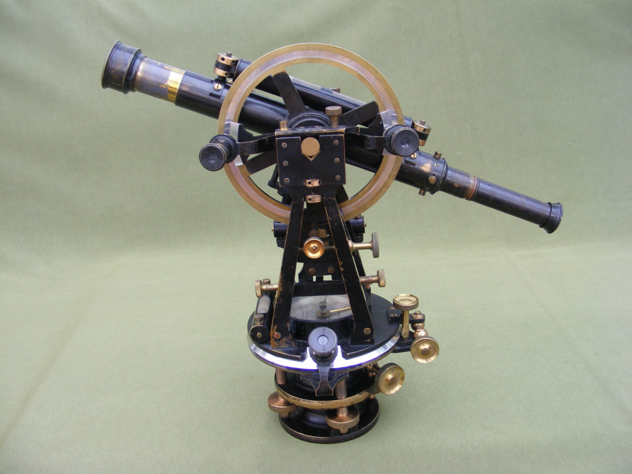 STEWARD FOUR INCH TRANSIT THEODOLITE