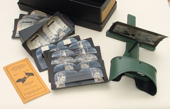 THE KEYSTONE EYE COMFORT STEREOSCOPE OUTFIT