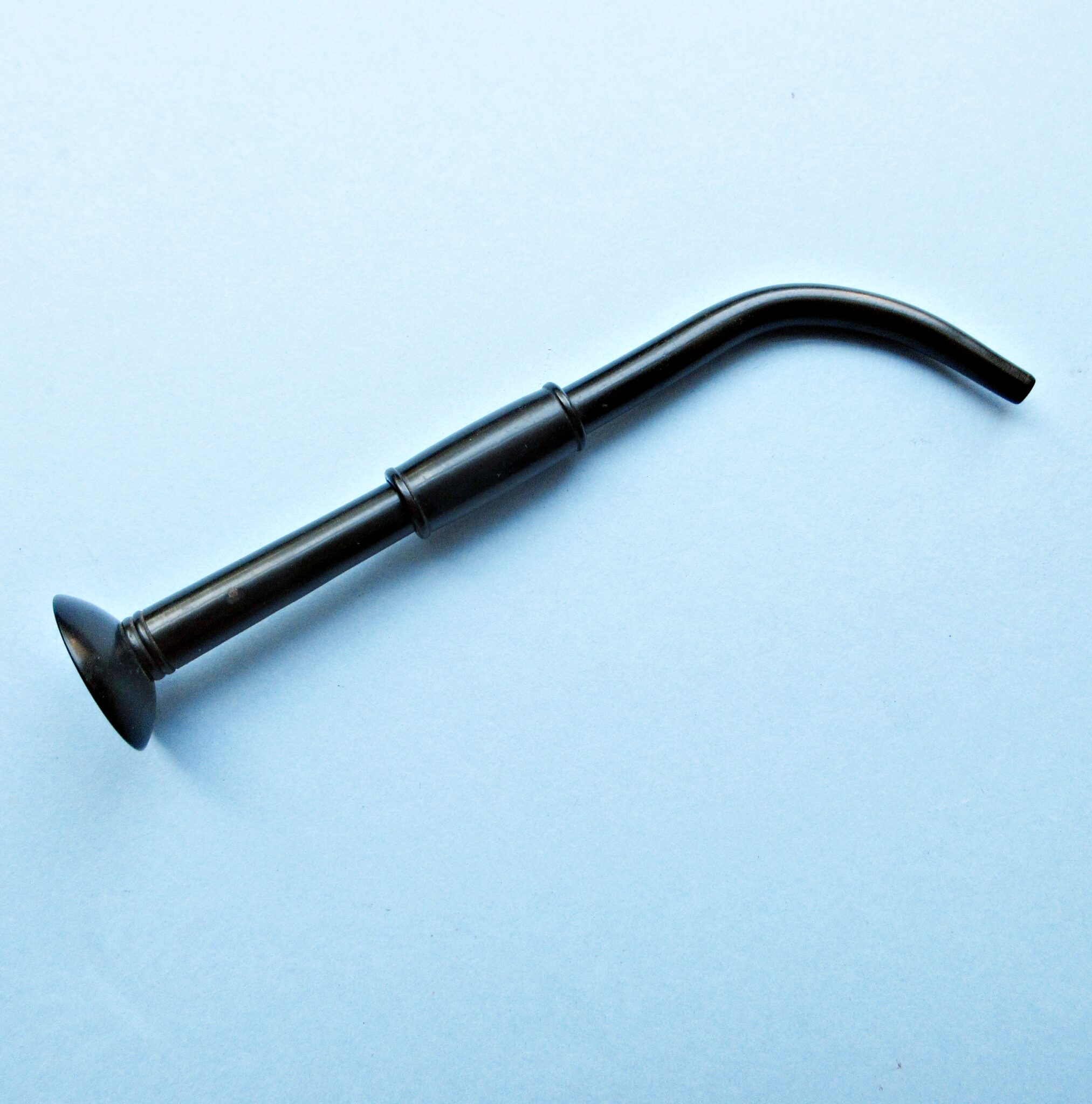 Unusual Ebonite Sick Siphon with Internal Mechanism