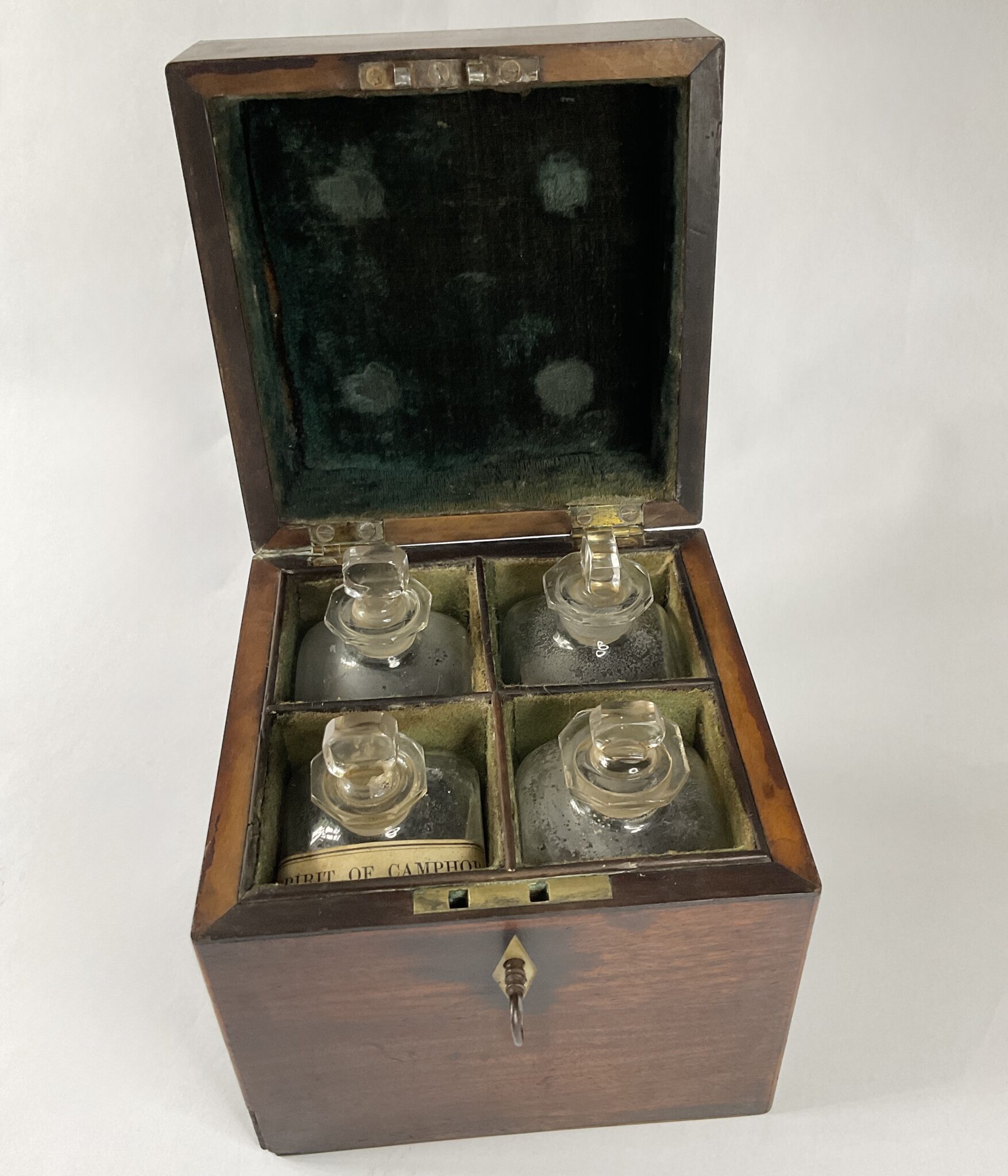 Apothecary case or medicine chest c1815.