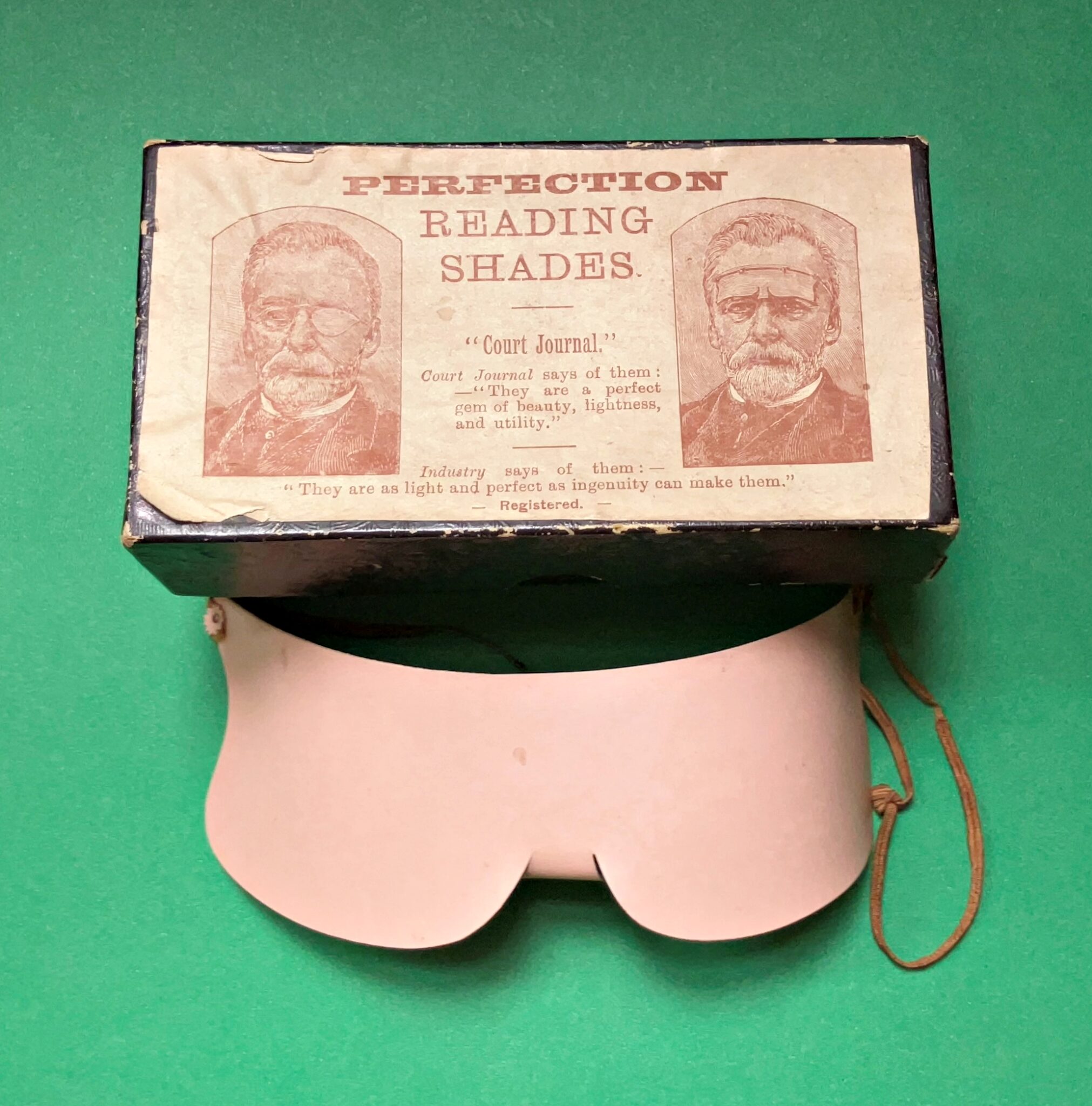 Rare Pair of Victorian “PERFECTION” Reading Shades