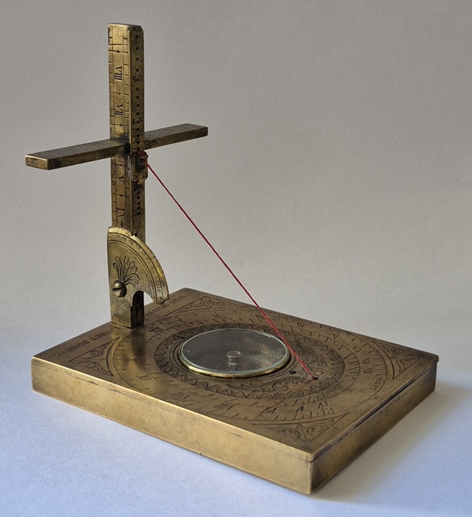 Cross-shaped sundial, Germany, early 19th century