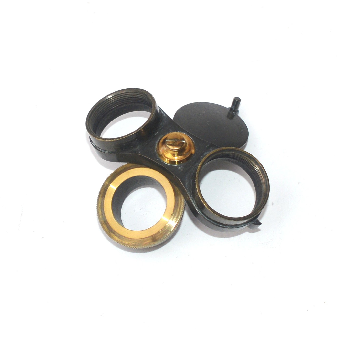 Double nose piece for microscope – R & J Beck.