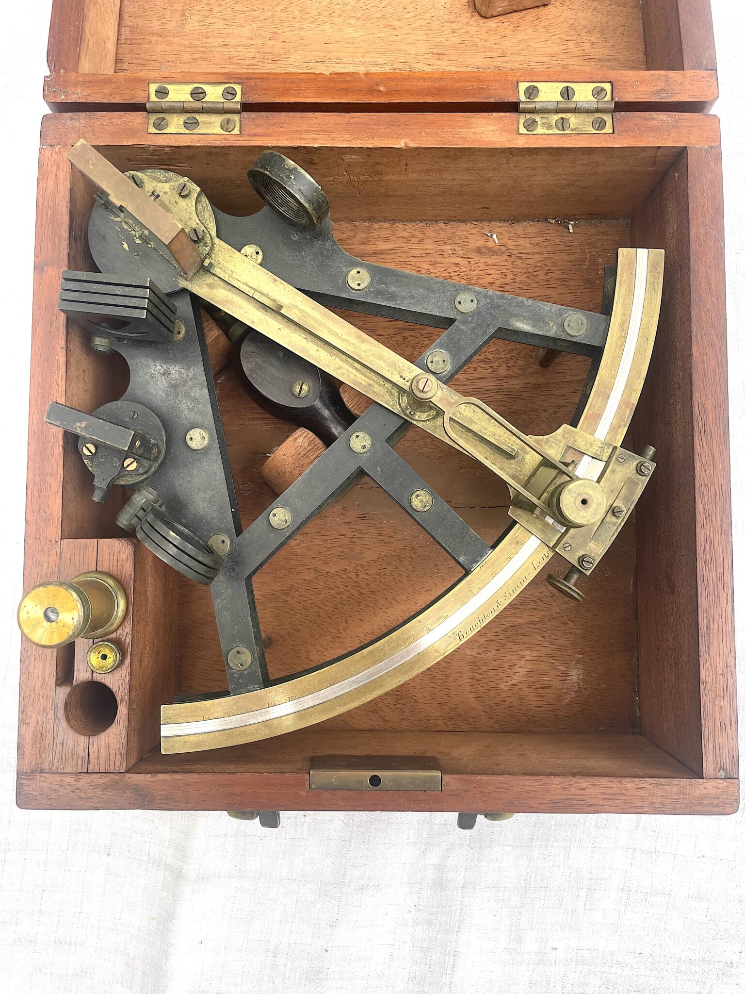Exquisite Double-Frame Quintant by Troughton & Simms