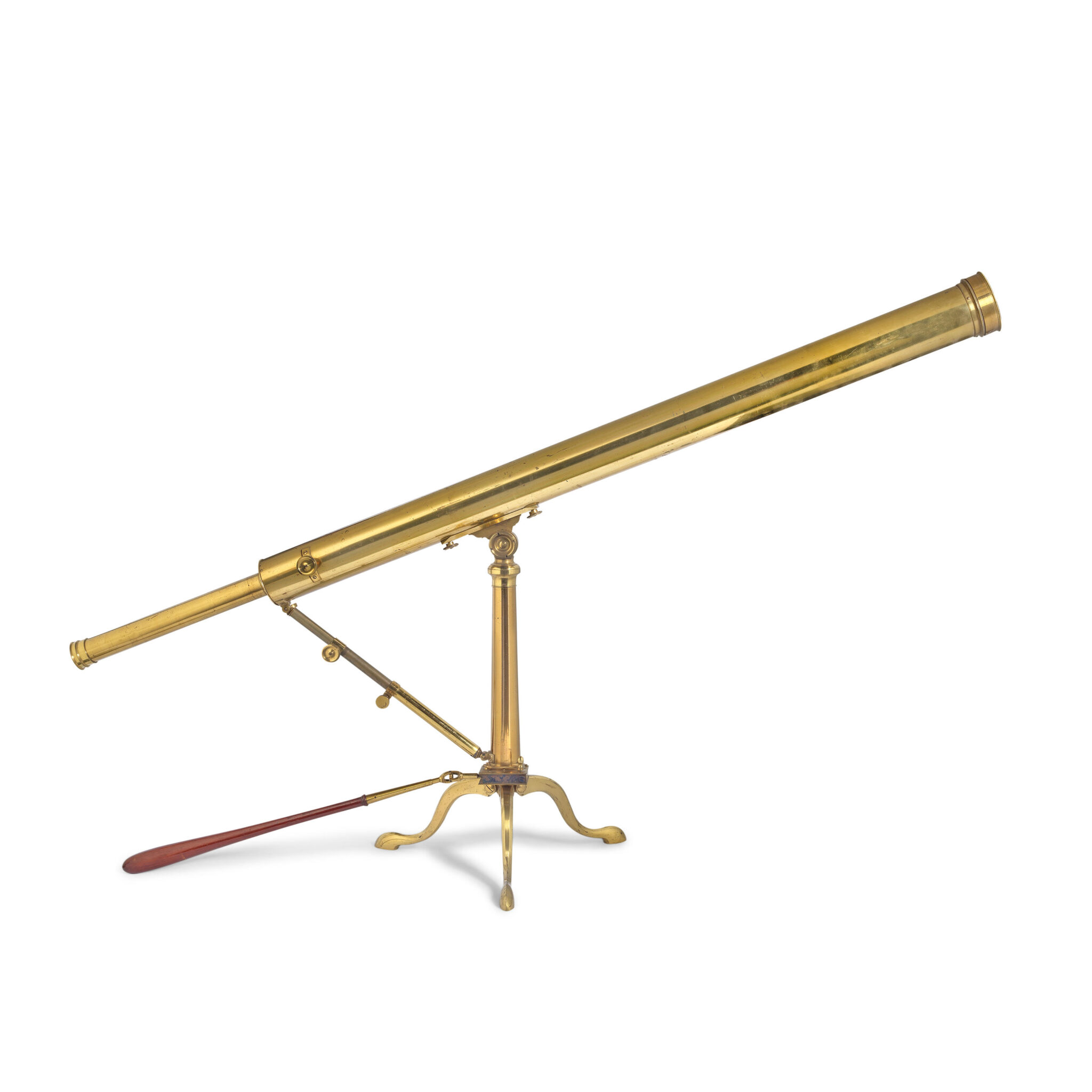 SOLD – A large and fine library telescope by Gilbert & Co. With provenance.