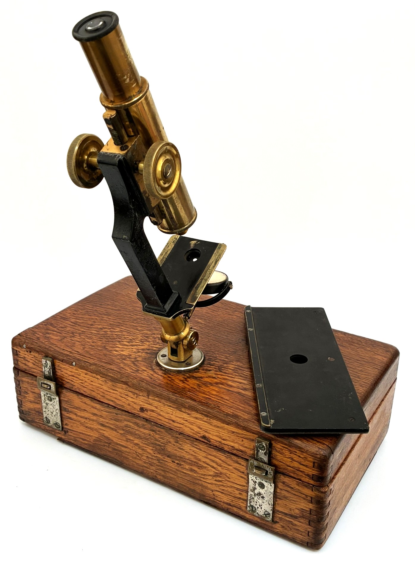 Antique portable German Microscope (c.1880)